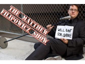 Appear As A Guest On 'The Matthew Filipowicz Show'
