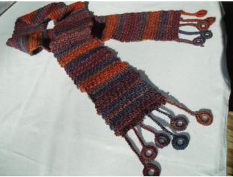 Wool/Soy Crocheted Scarf