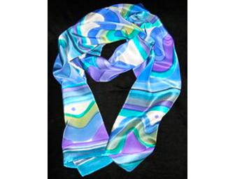 Hand-painted Silk Scarf