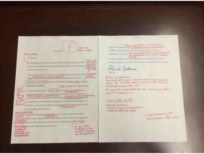 Rep. Mark Takano Signed, Graded House GOP Letter