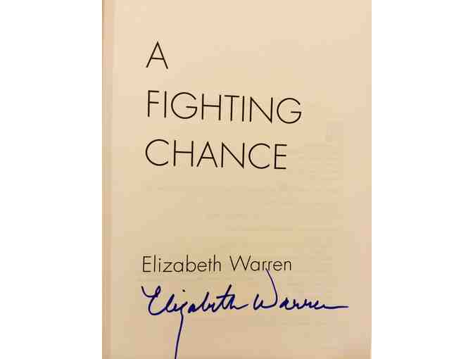 Autographed Copy of Elizabeth Warren's 'A Fighting Chance'