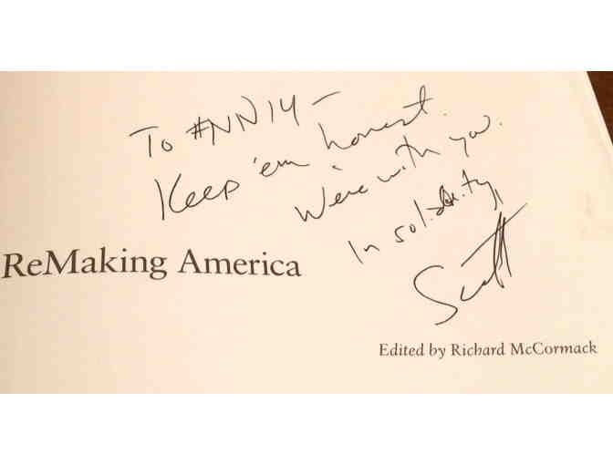 Autographed Copy of 'ReMaking America' Signed by Scott Paul