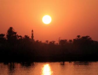 Framed Photos - Series - Sunset on the Nile River