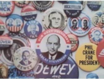 Serving Tray - Presidential Campaign Buttons