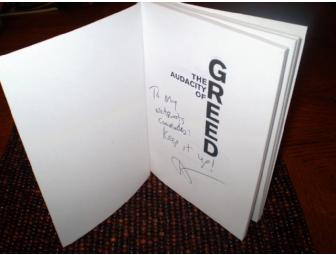 The Audacity of Greed Autographed by Jonthan Tasini