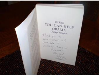 50 Ways You Can Help Obama Change America Autographed by Michael Huttner