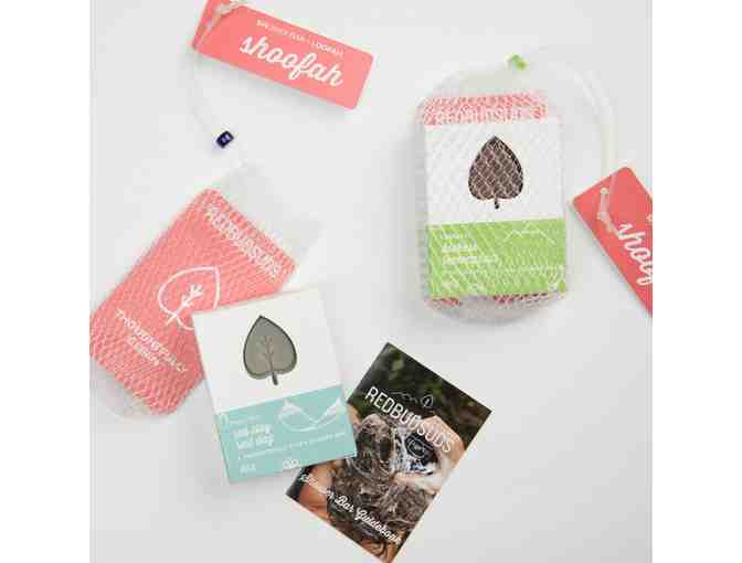 Shower Bar and Shoofah Set