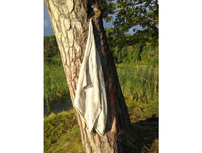 Undyed Linen Towel From Amberoot