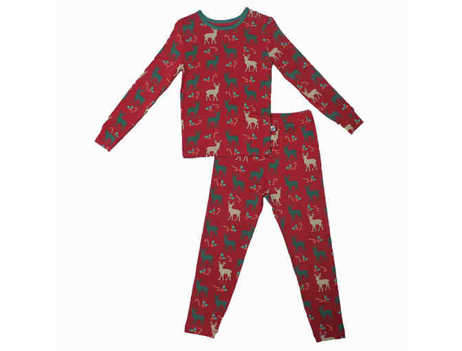 Free Birdees Family Holiday Matching Pajama Set - Reindeers