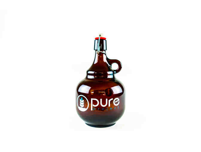 Glass Logo Growler