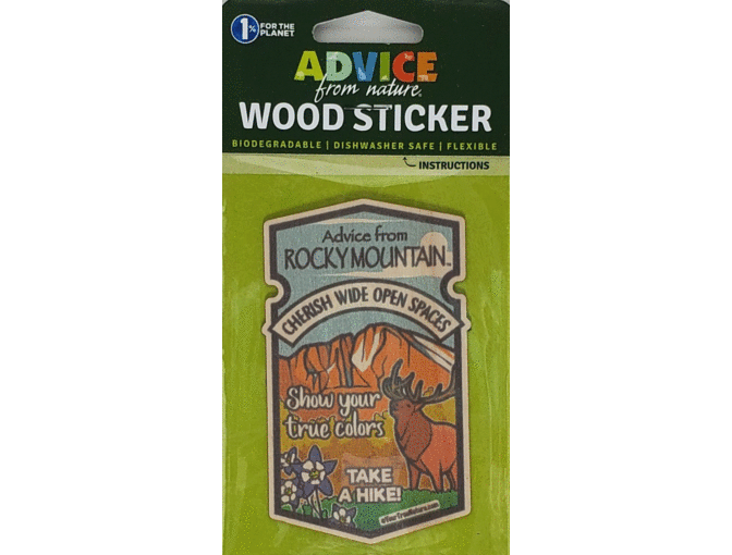 Your True Nature National Park Wood Sticker Set