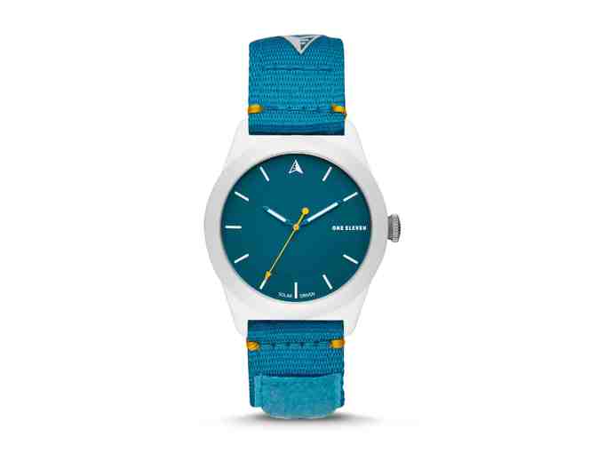 One Eleven Watches SWII Solar Three-Hand Blue rPet Watch
