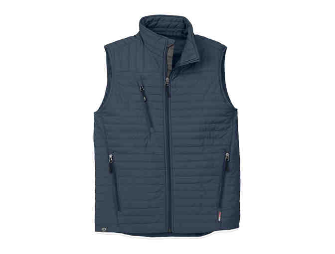 Storm Creek Men's Eco-Insulated Quilted Vest & 4-Way Stretch Eco-Woven Shirt