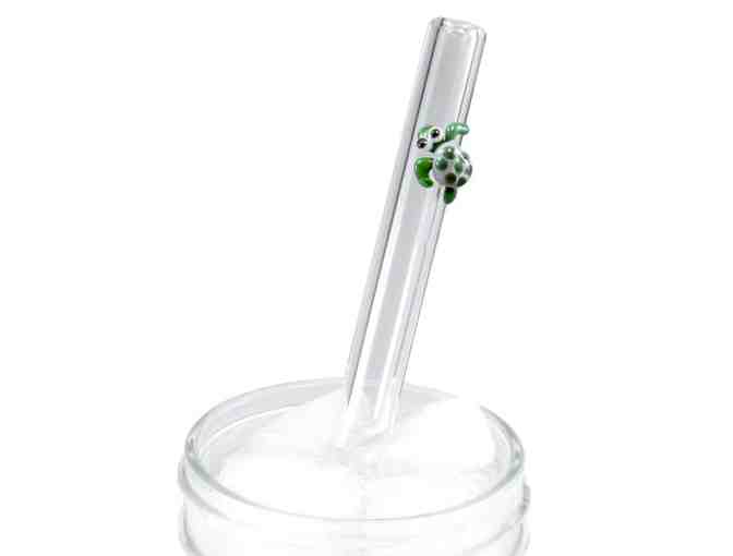 Glass Sipper Turtle Glass Drinking Straw