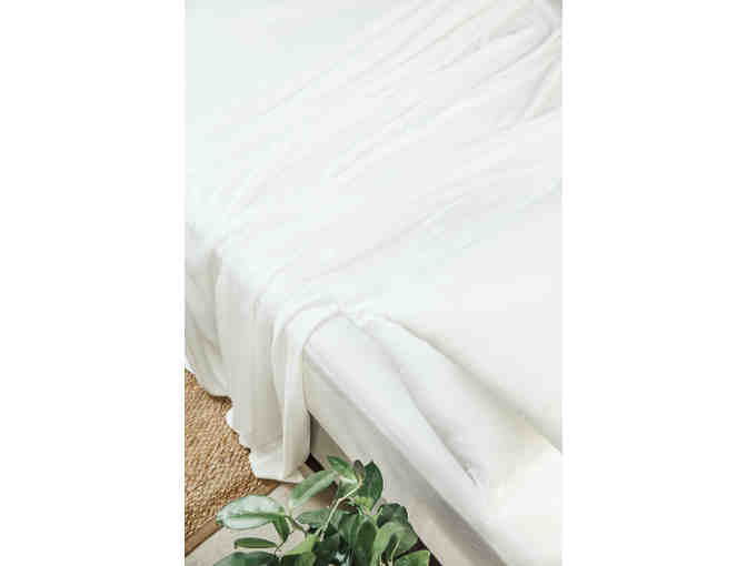 ettitude Bamboo Lyocell Sheet Set - Feather White, Queen Size