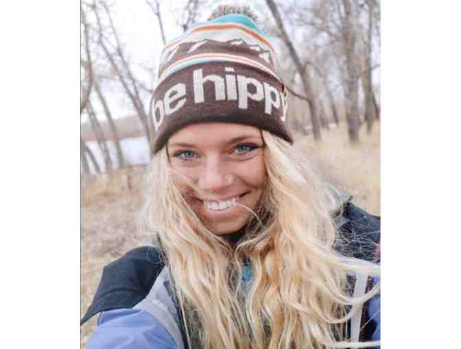 Be Hippy Old School Pom Beanie