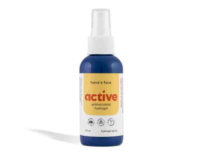 Active Antimicrobial Hand & Face: All-Natural Hydrogel Spray