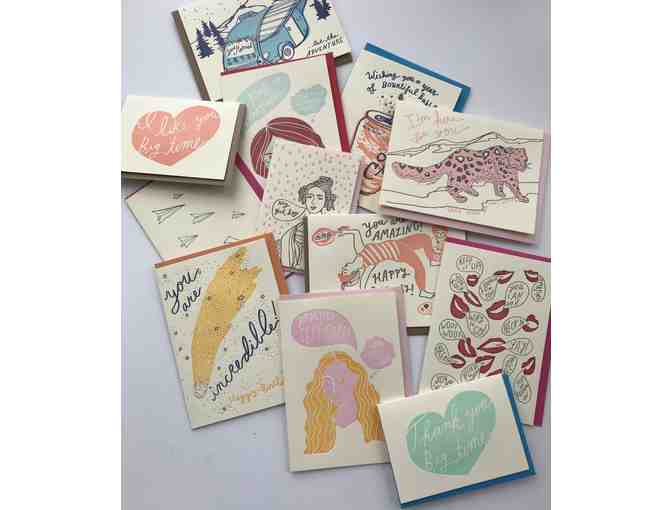 40 Letterpress Greeting Cards