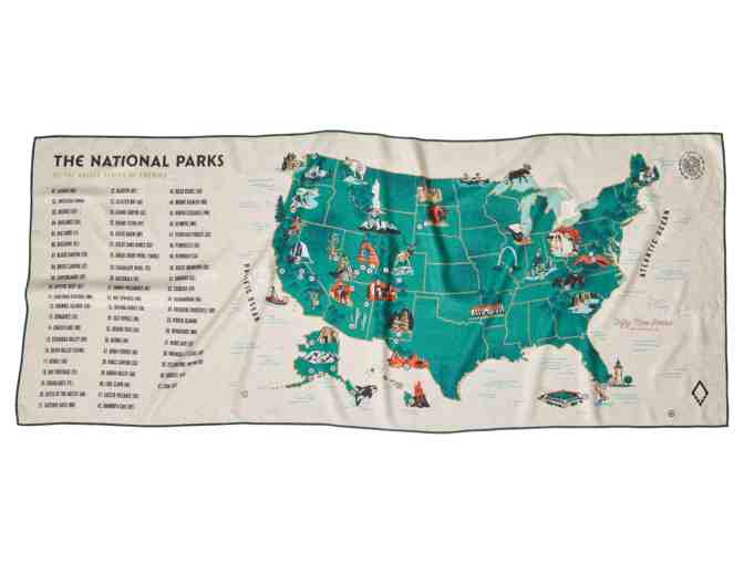 Nomadix X 59 Parks National Parks Map Towel