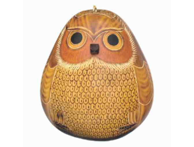 Lucuma Designs Cover Carved Owl Ornament Collection