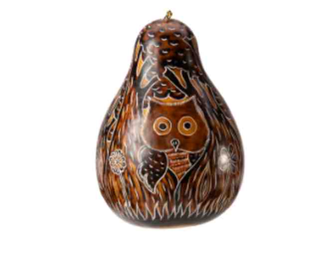 Lucuma Designs Cover Carved Owl Ornament Collection