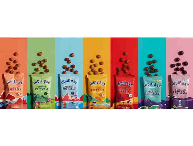 Indie Bay Snacks Pretzel Bites (Rock Salt, Superseeds, Easy Cheesy, Cracked Pepper flavour