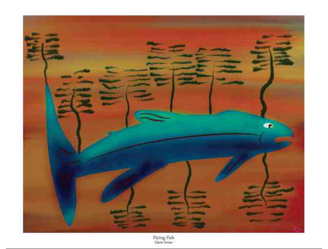 Flying Fish Art Print