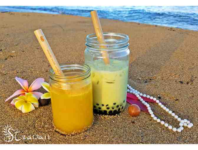 The artsy bamboo straws Made in Hawaii