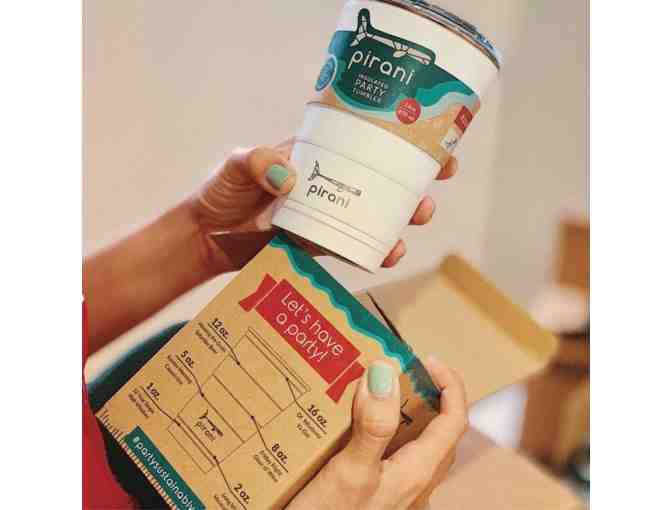 Pirani Party Tumbler- Great White