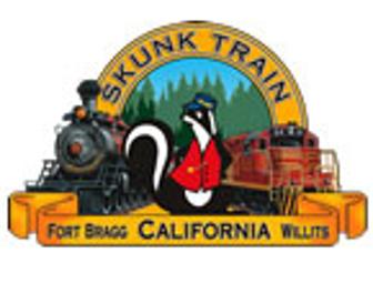 Skunk Train Trip for a Family of Four
