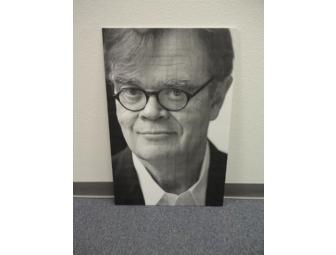 Garrison Keillor Poster plus 2 Autographed Fan Fans