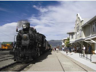 Chocolate Train on the Nevada Northern Railway in Ely, NV: Family 4 Pack
