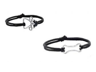 Sterling Silver Paw or Bone Bracelet and a 1 hour Dog Training Consultation