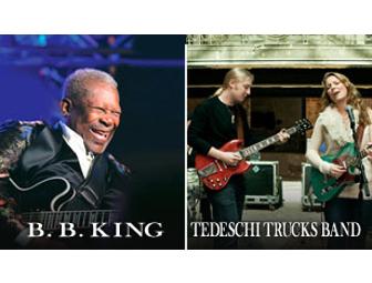 The Tedeschi-Trucks Band with B.B. King: pair of orchestra-level tickets