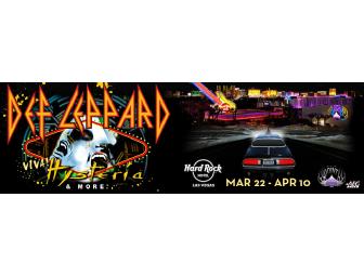 AEG Live: A Pair of Reserved Balcony Tickets to see Def Leppard Viva Hysteria at The Joint