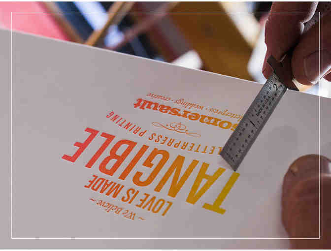 Somersault Letterpress: Letterpress Business Cards