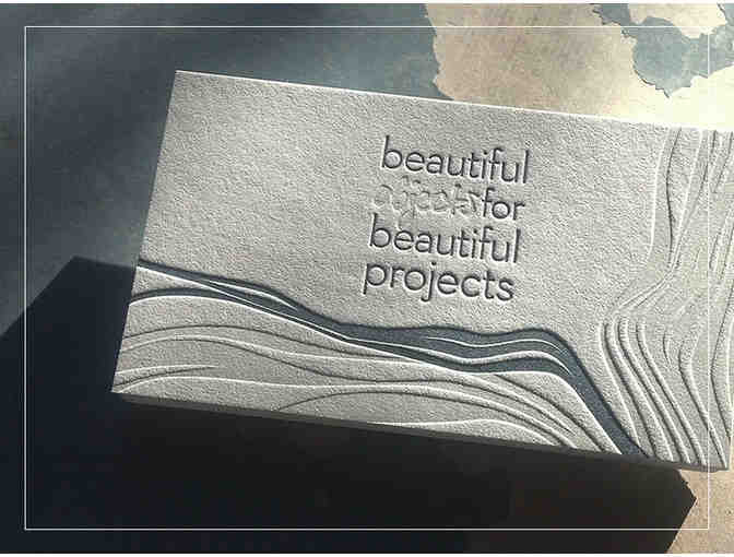 Letterpress Business Cards printed by Somersault Letterpress