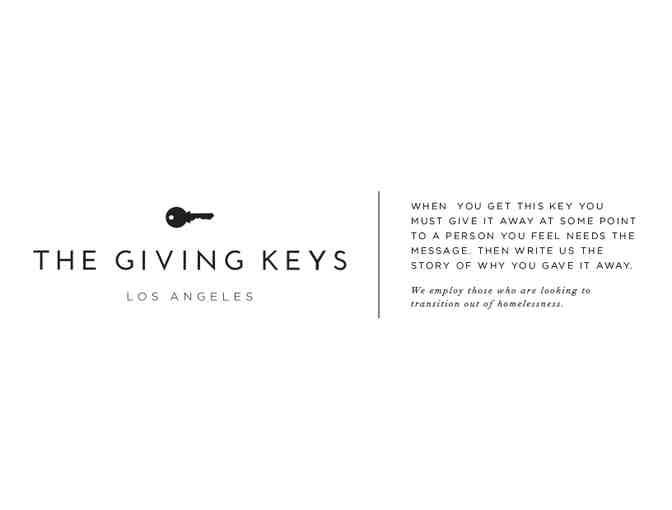 The Giving Keys- Fearless Engraved Key on 27' Chain