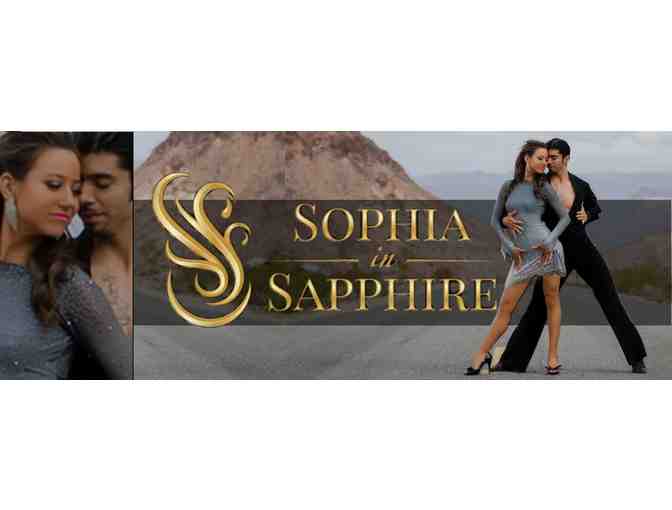 Sophia in Sapphire: Introductory Ballroom Dance Experience
