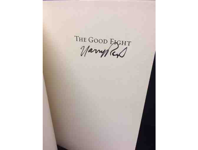 Senator Harry Reid: Signed copy of 'The Good Fight'& US Senate Letter Opener
