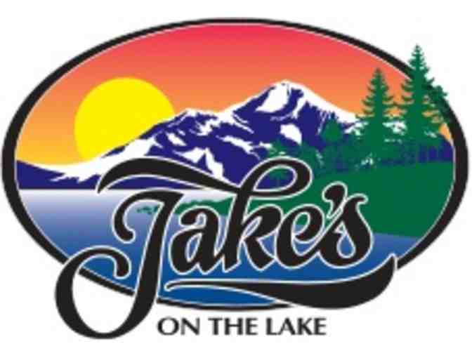 Dinner for two at Jake's On The Lake