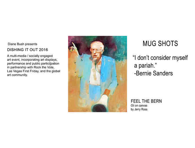 Bernie Sanders 2016 Election Mug by Diane Bush and Jerry Ross
