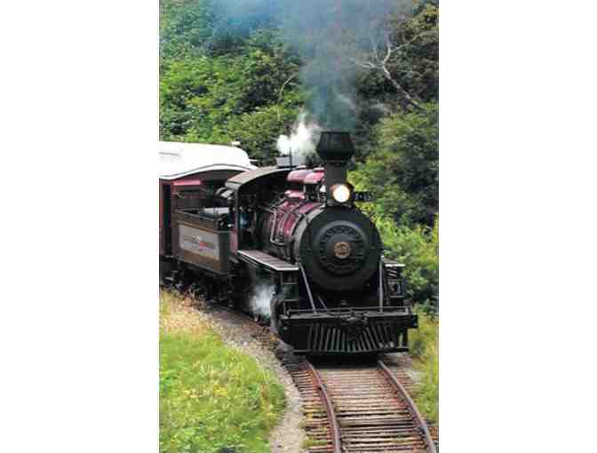 Two Tickets on the Skunk Train in Mendocino County, Northern California