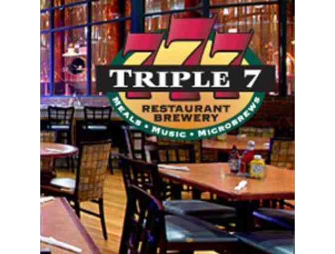 Triple 7 Restaurant & Brewery: Dinner for Two