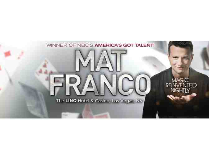 Mat Franco: Two VIP Tickets