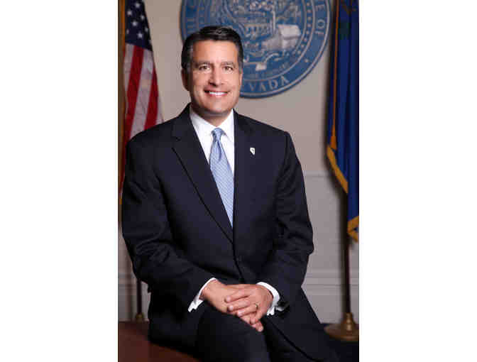 Governor Brian Sandoval: Limited Edition Lithograph 'Nevada Governor's Mansion'