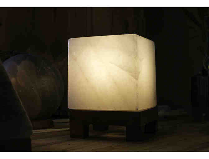 Solay Wellness: Zen Cube Himalayan Salt Lamp Set in White