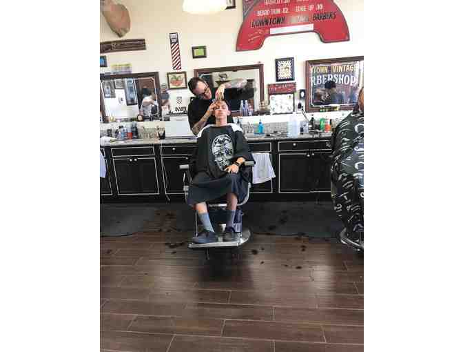 Downtown Vintage Barbershop & Shave Parlor: Cut, Shave, and a T-Shirt