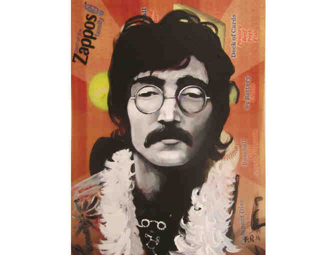 Fernando Reyes: Series of 5 Custom Beatles Paintings