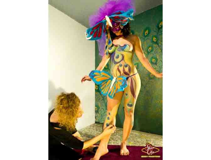 Skin City Body Painting: Full Body Piant Fantasy Photo Shoot